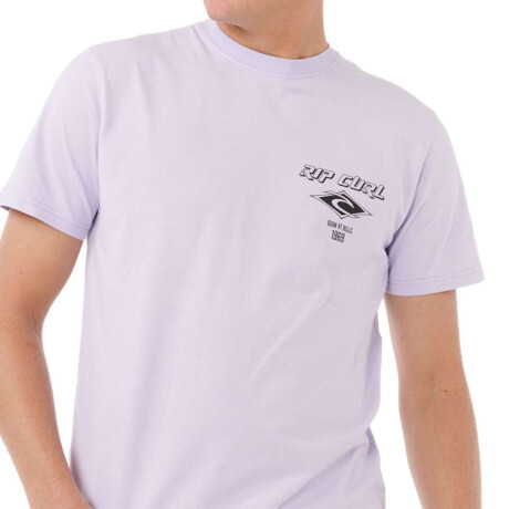 Remera Rip Curl Fade Out Icon Violeta