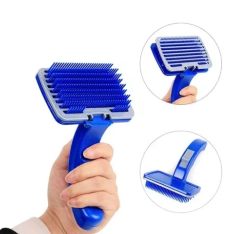 PEINE CEPILLO CARDINA CON EXPULSOR DE PELOS GRANDE PARA PERROS Y GATOS PEINE CEPILLO CARDINA CON EXPULSOR DE PELOS GRANDE PARA PERROS Y GATOS