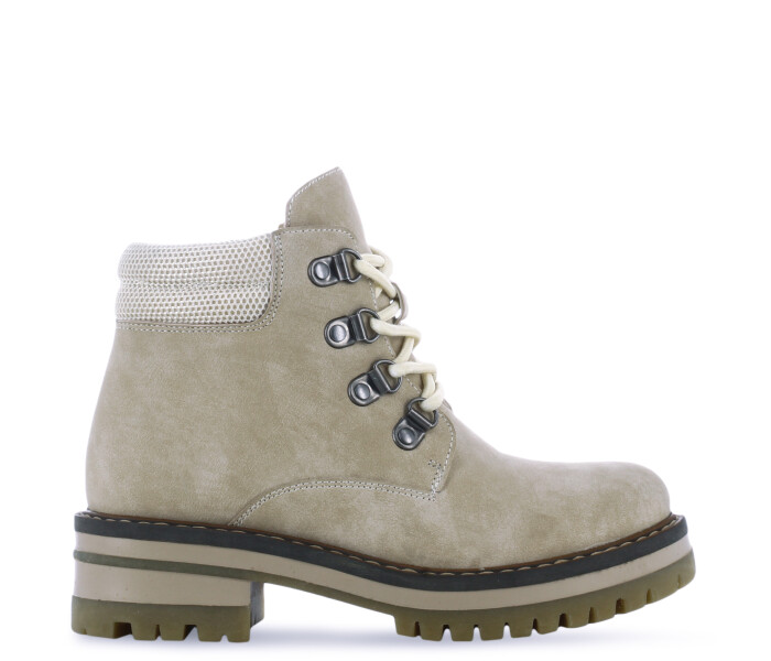 Bota LUCHI acordonada Beige