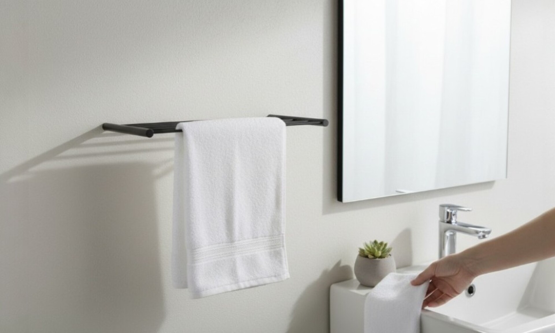 Estante Toallero Ku08 Grafito 40080-21 