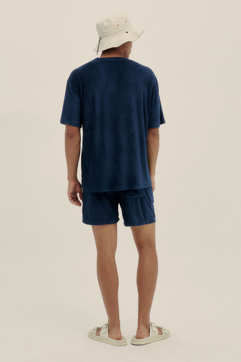 TOWEL T SHIRT Navy