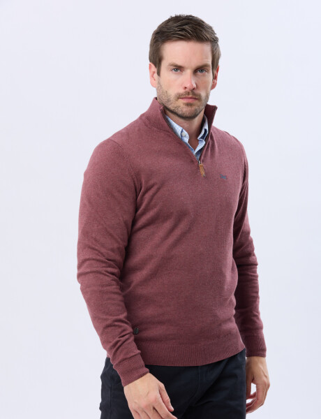 BUZO TEJIDO Bordo