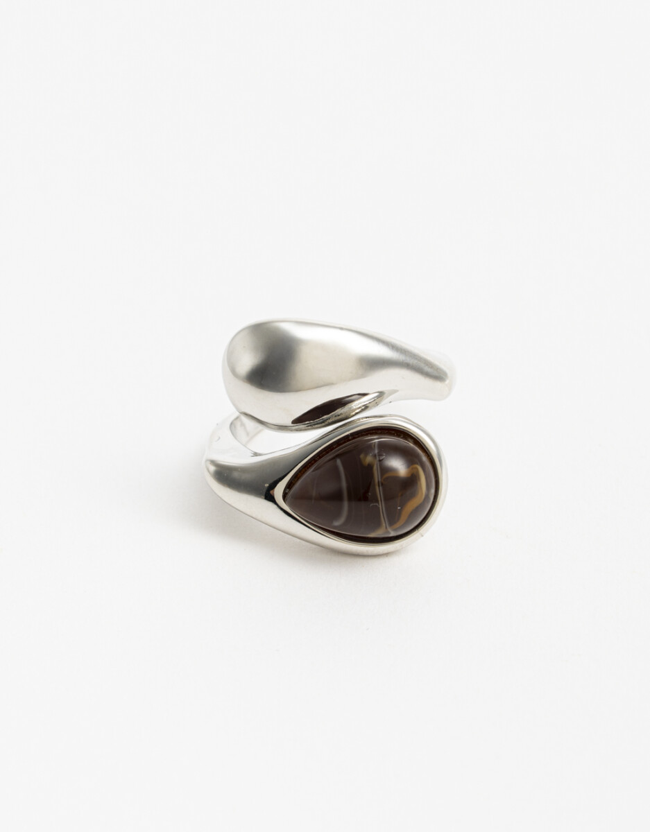 Anillo Metal Resina 
