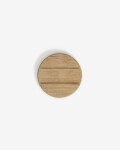 Mesa redondo Saura de de madera de acacia acabado natural Mesa redondo Saura de de madera de acacia acabado natural