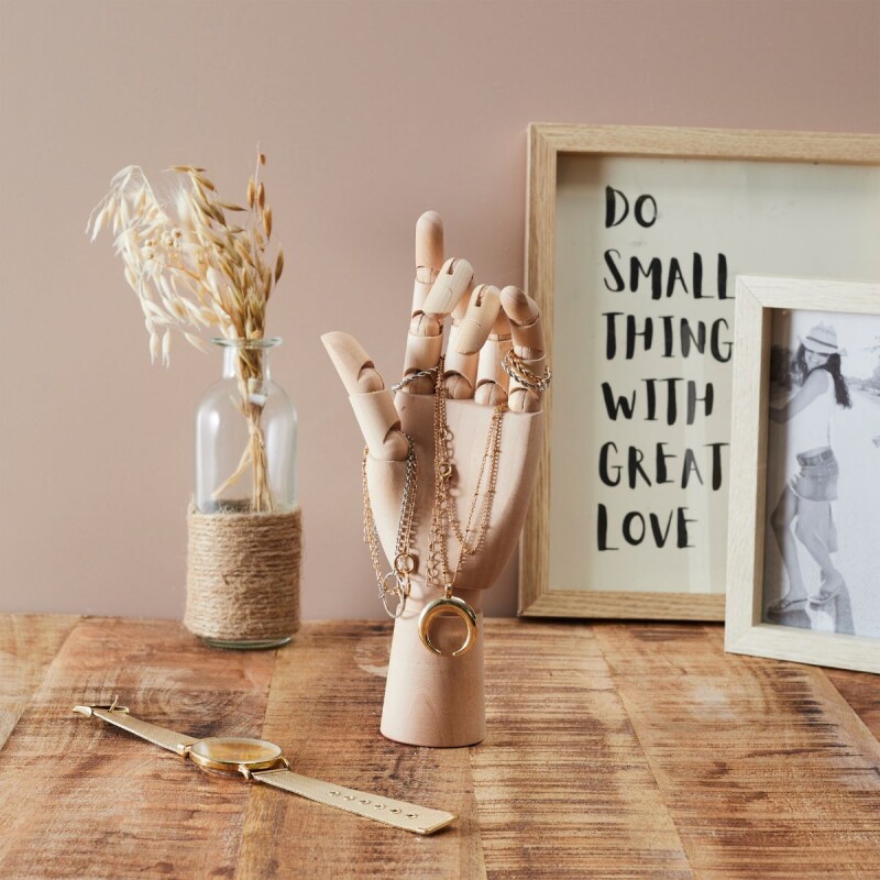 Joyero Mano de madera Articulada para bijoux Joyero Mano de madera Articulada para bijoux