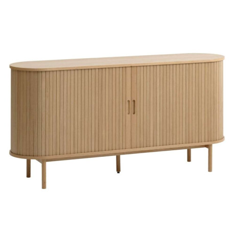 Aparador Lyngvig 160Cm 2 Puertas Persiana Roble Natural