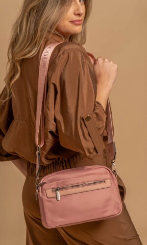 BANDOLERA JENGIBRE ROSA MAUVE