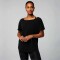 Polo Cotton Oversized Tee Mujer Black