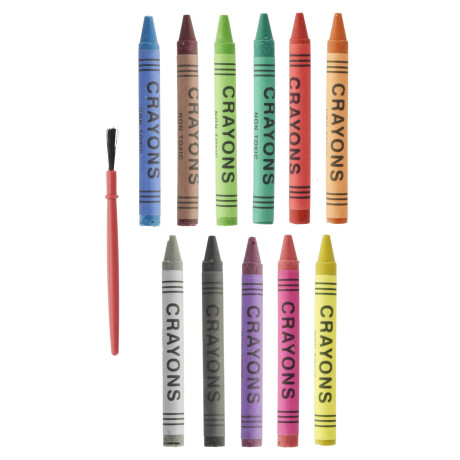 ACUARELA X12UDS + 12 CRAYOLAS + PINCEL ACUARELA X12UDS + 12 CRAYOLAS + PINCEL