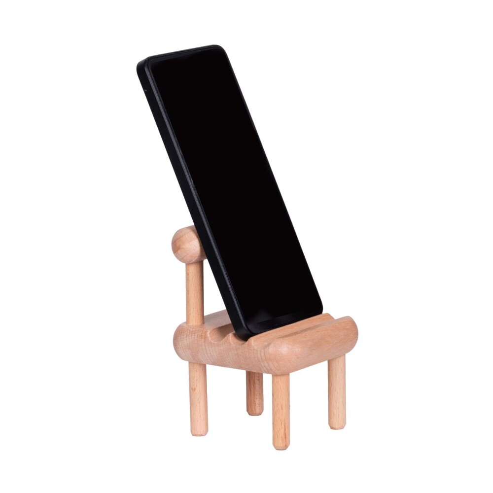 SOPORTE CELULAR MADERA NATURAL-BEIGE A549