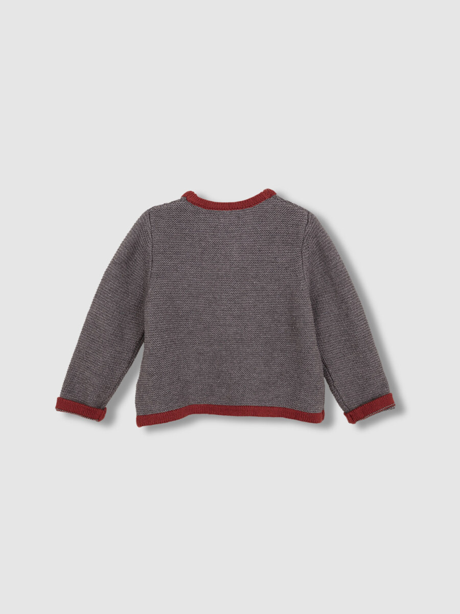 Chaqueta Tipo Austriaca Gris Marengo