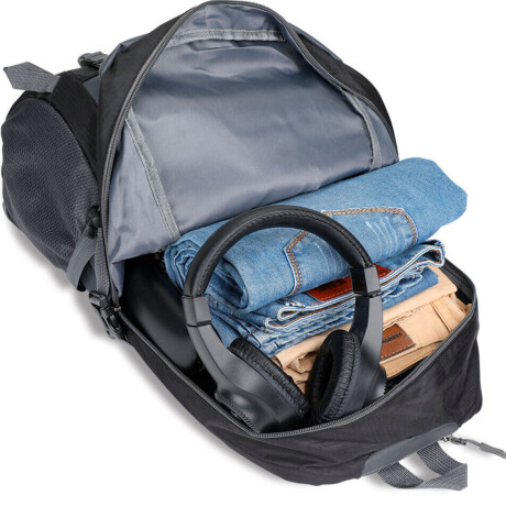 Mochila Camping Senderismo Trekking 55Lts Grande Negro