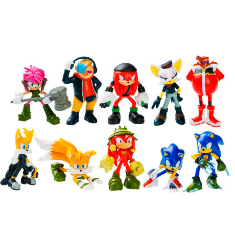 Figuras Muñecos Sonic X3 Original Coleccionable 2