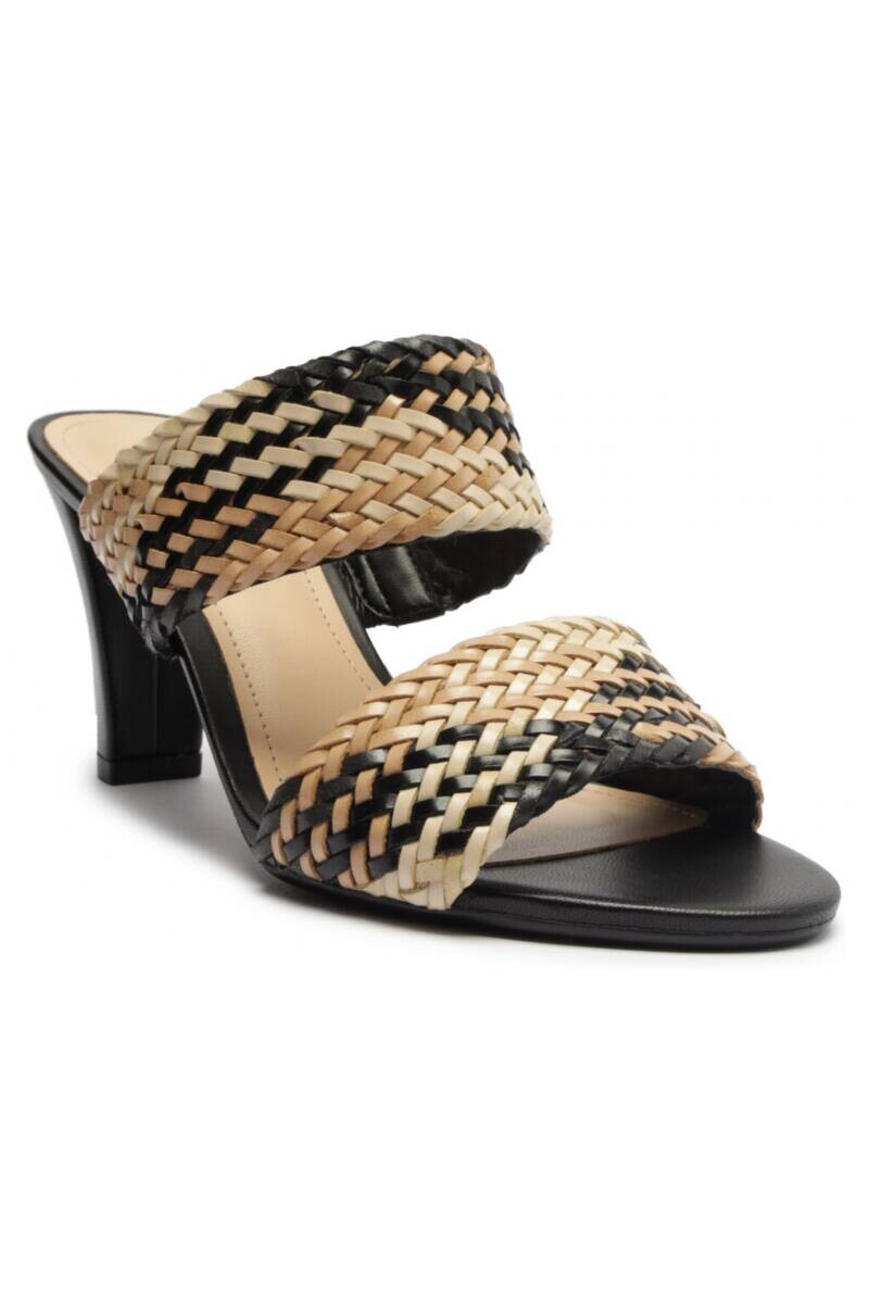 SANDALIA TACO ALTO NEGRA 