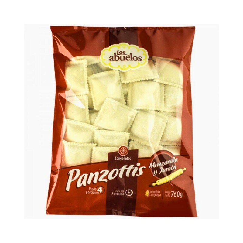 Panzottis de Muzzarella y Jamón Los Abuelos - 760 gr Panzottis de Muzzarella y Jamón Los Abuelos - 760 gr