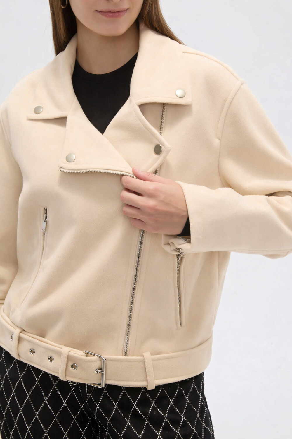 Chaqueta Anca Beige Claro