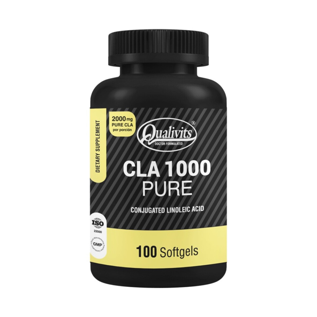 Qualivits CLA 1000 Pure 100 Softgels | Suplemento de Control de Peso y Energía