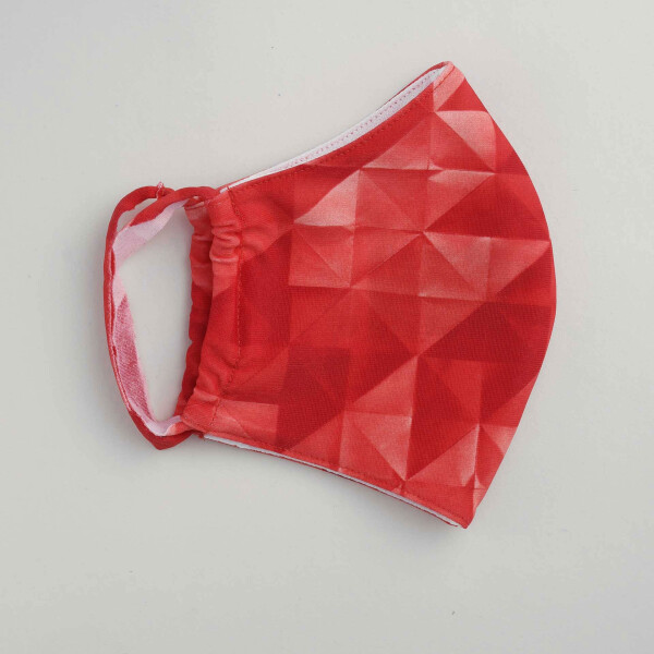Tapabocas Arena Face Mask Origami Rojo