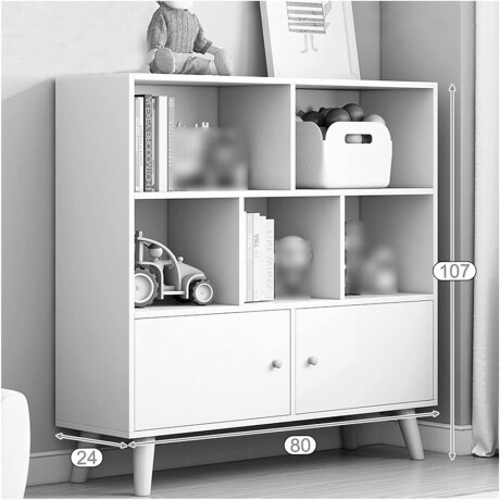 Estantería Organizador 3 Niveles 2 Puertas 001