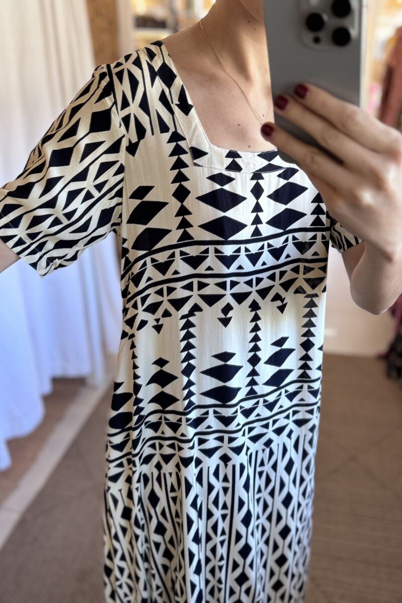 Vestido de rayón Estampado