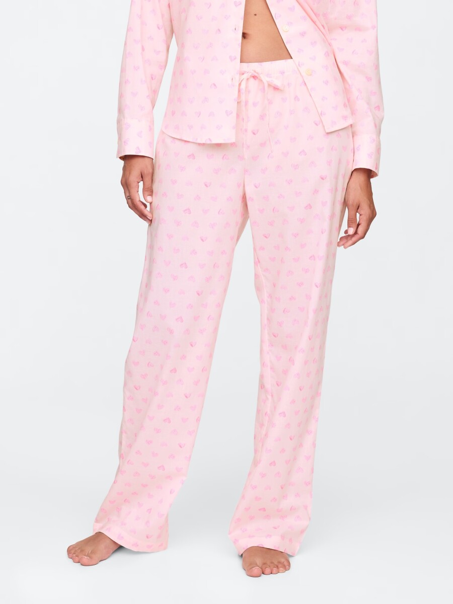 Pantalon Pijama Mujer - Fs Pink Hearts 