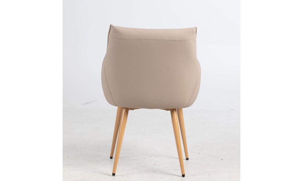 Butaca BRUNA en PU Beige