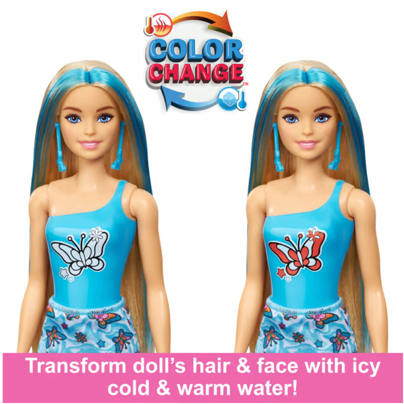 Muneca Barbie Color Reveal Groovy Themed Series Los Reyes Magos