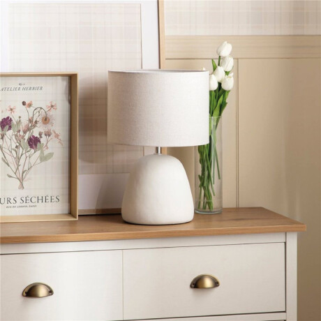 Lampara de Mesa Base Concreto Lampara de Mesa Base Concreto