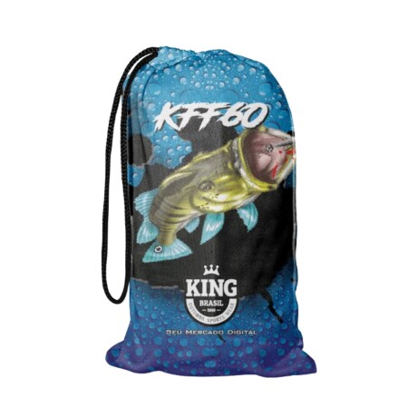 Remera de pesca con protección solar + bolsa multiuso - King Brasil KFF60