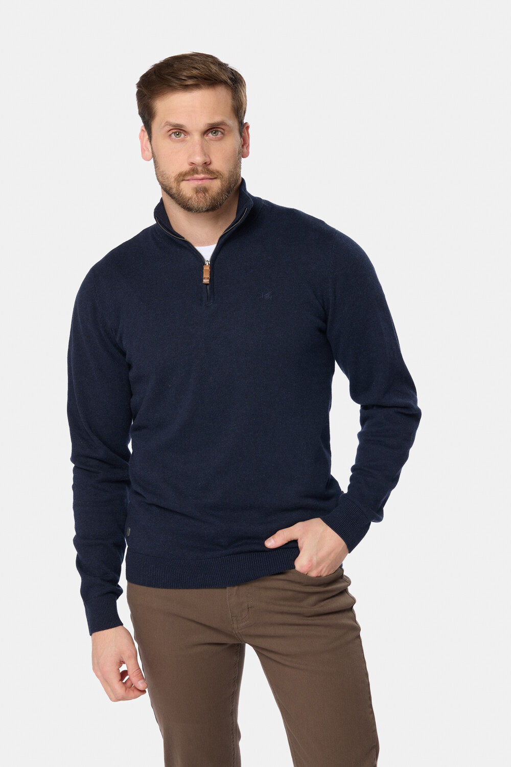 BUZO TEJIDO DE ALGODÓN Azul