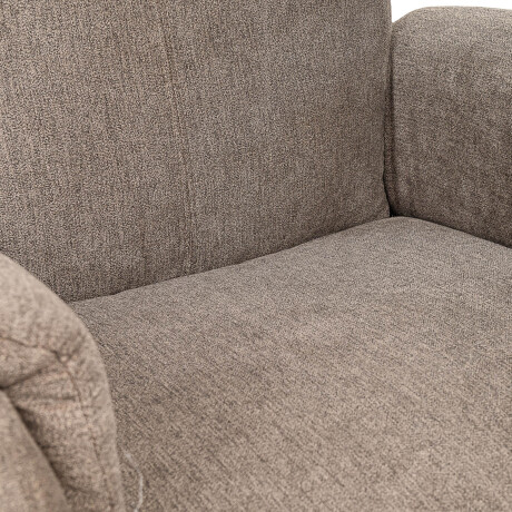 SOFÁ RECLINABLE ELÉTRICO 1 CUERPO TELA NATURAL-BEIGE HOMERO BEIGE