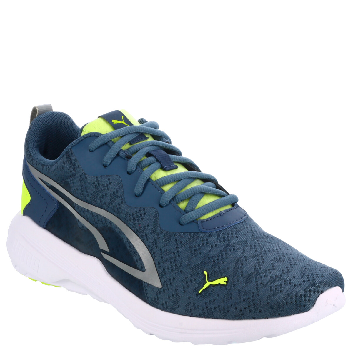 Championes de Hombre Puma All Day Active in Motion - Azul Piedra - Plateado - Amarillo 