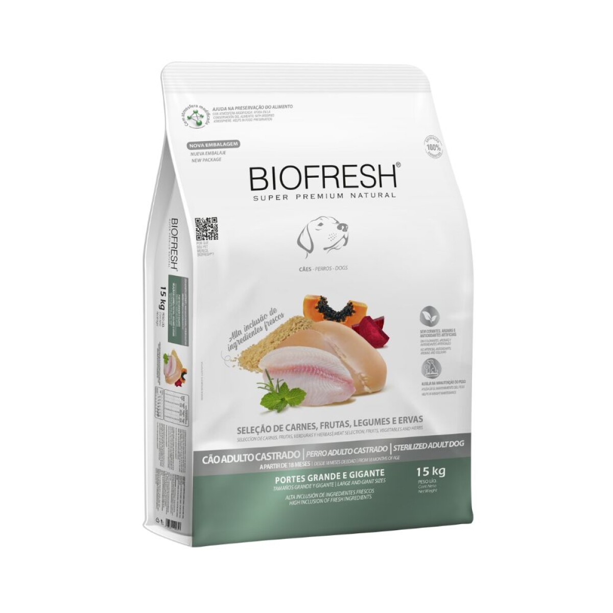 Biofresh Perro Castrado Raza Grande 15 kg 