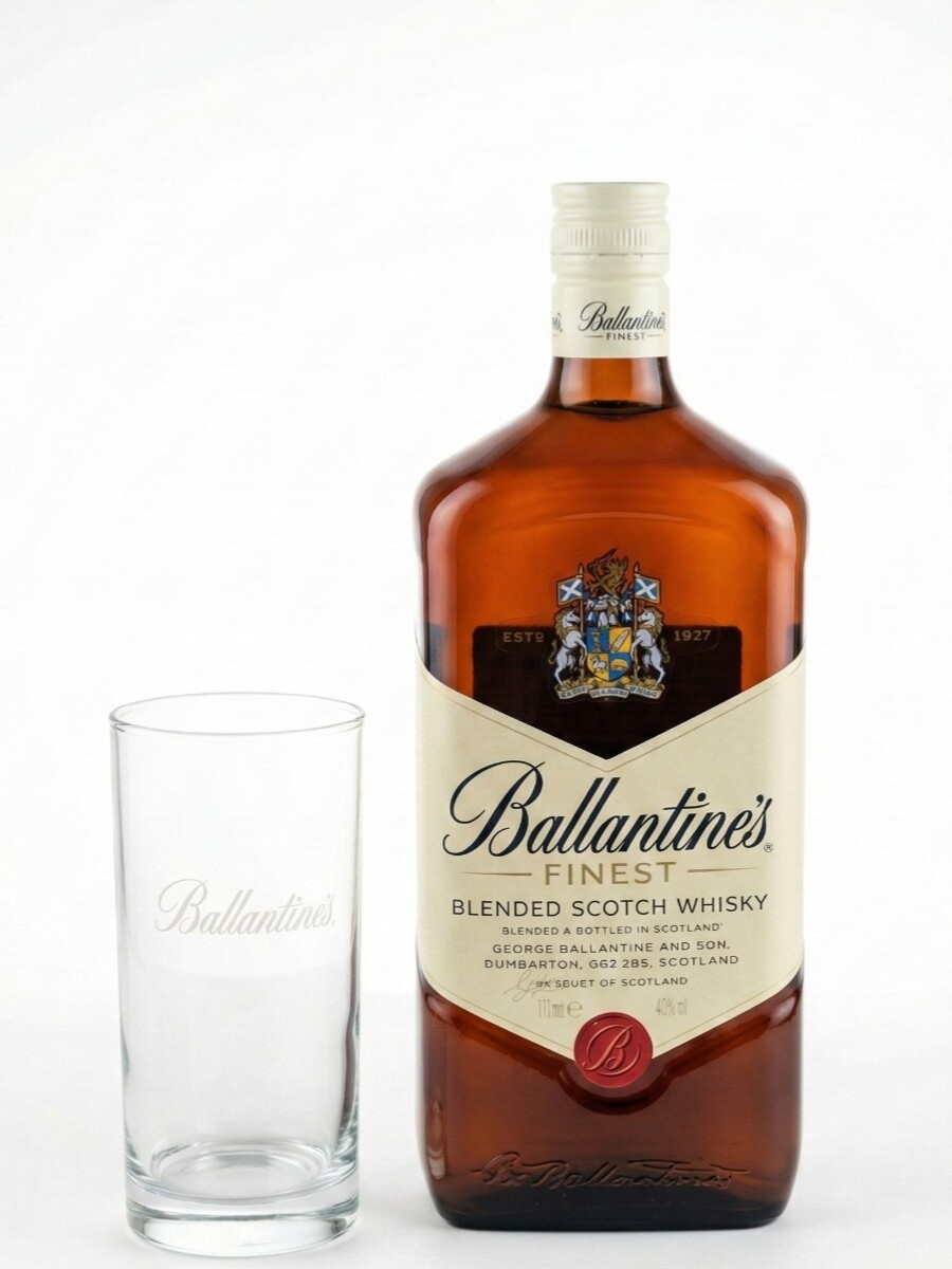 Ballantine's 1l + vaso 