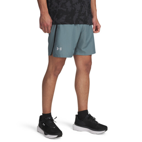 UA LAUNCH 7'' SHORTS-GRN BLU-587