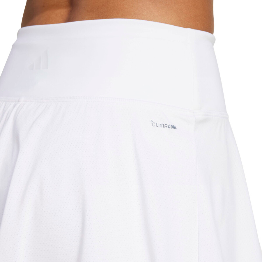 Pollera de Mujer Adidas Calza Club Skirt Blanco