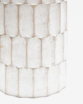 Jarrón Arisa de papel maché blanco 41 cm
