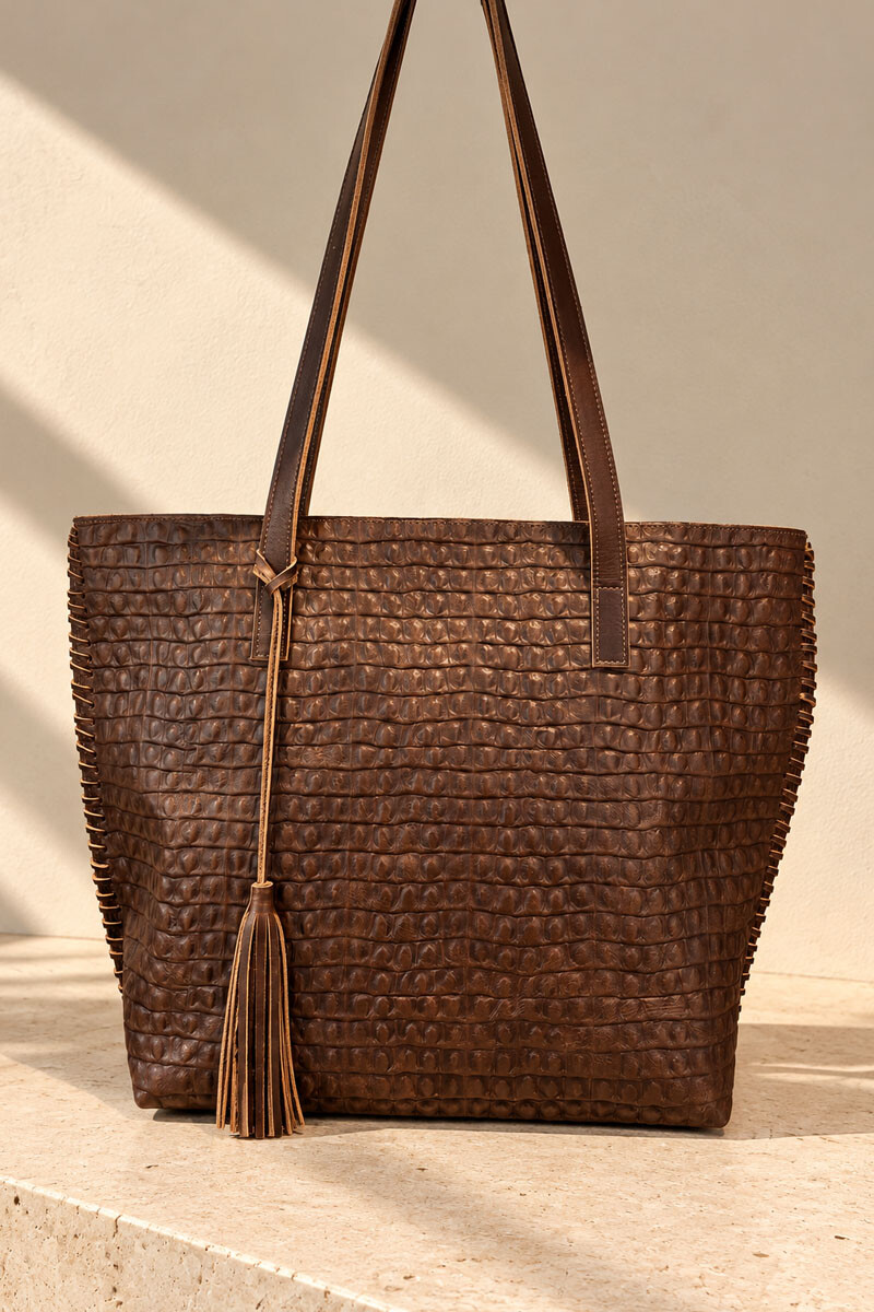 Bolso Apolo - Chocolate crocco 