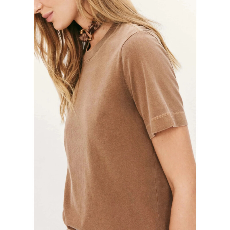 BLUSA MM FEM MARROM ESCURO
