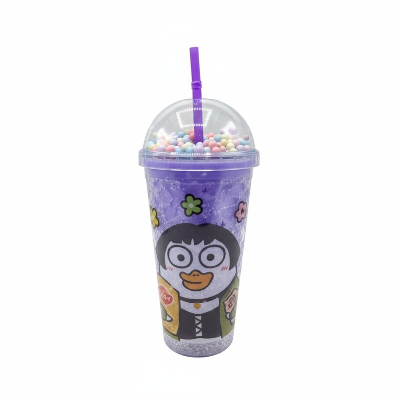 VASO 3D CON PAJITA Y LUCES • 450ml VASO 3D CON PAJITA Y LUCES • 450ml