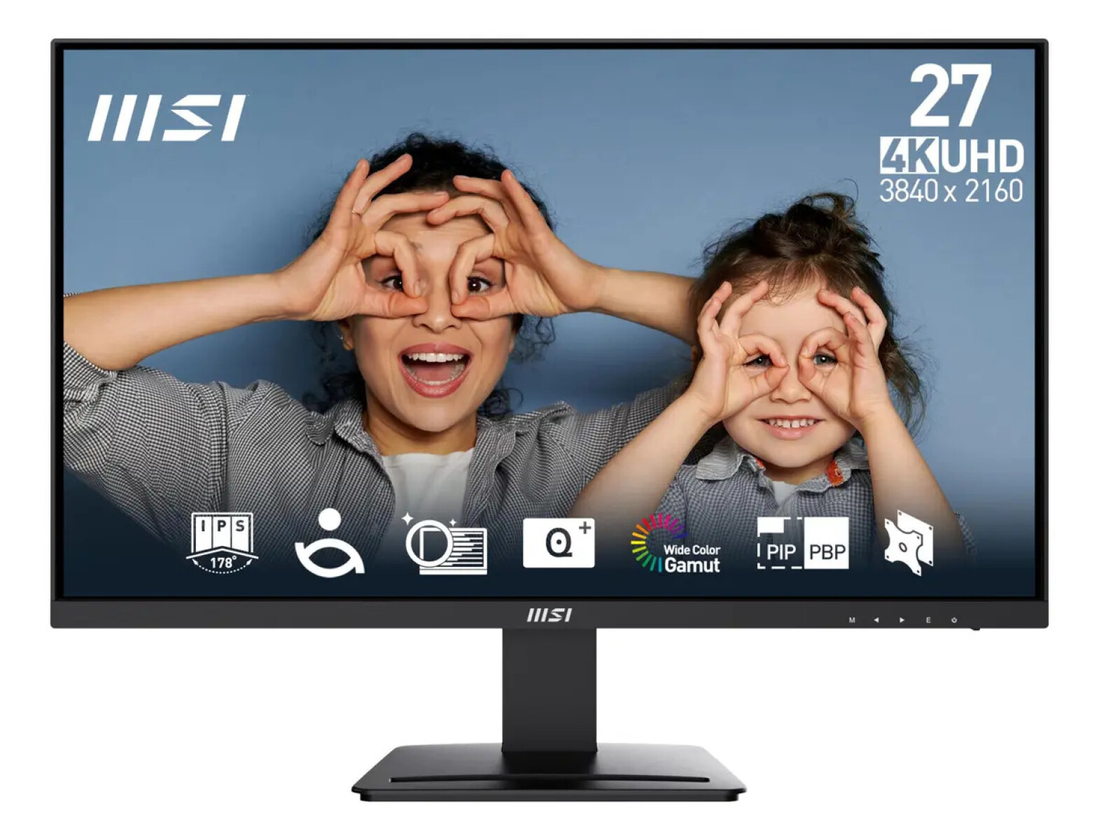 Monitor Msi Pro Mp273u 27" Ips 4k Uhd 60 Hz - MONITOR MSI PRO MP273U 27" NEGRO 