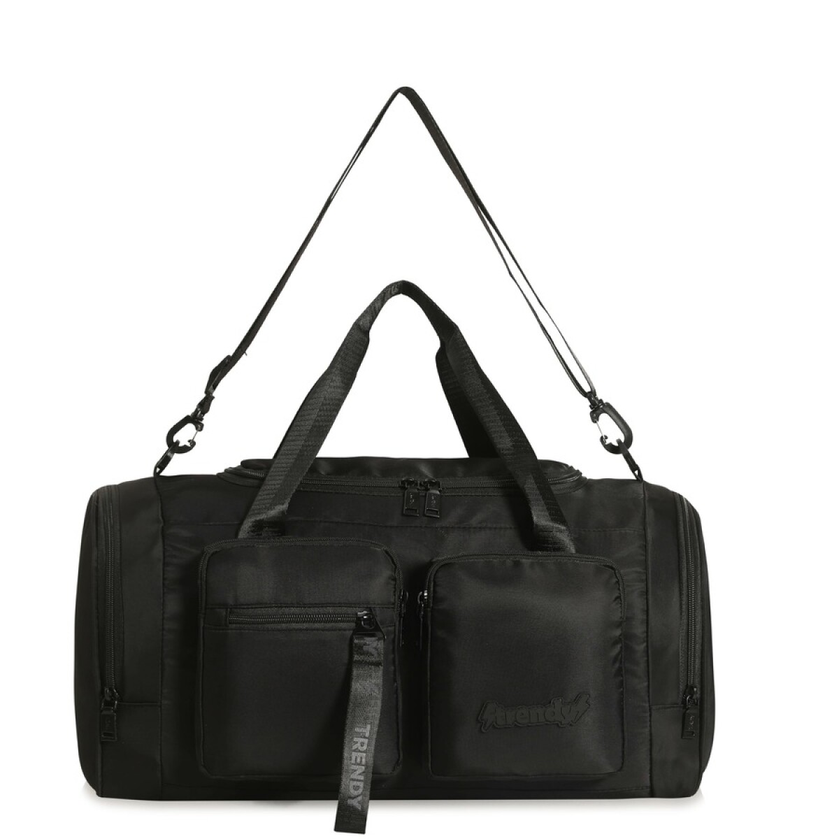 BOLSO TRENDY MULTI BOLSILLOS NEGRO 