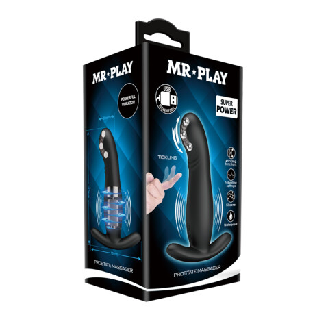 Mr Play Masajeador de Próstata + Gel Hot Anal Mr Play Masajeador de Próstata + Gel Hot Anal