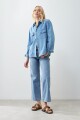 Camisa de jean jean claro