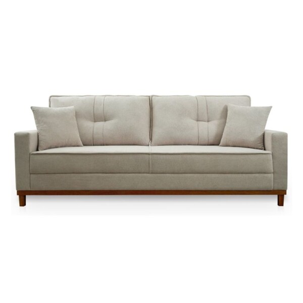 SOFA 3 CUERPOS MALIBU - BOUCLE LISO MARRON CLARO SOFA 3 CUERPOS MALIBU - BOUCLE LISO MARRON CLARO