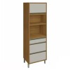 Armario Baronesa 1 puertas 3 cajones Off White Armario Baronesa 1 Puertas 3 Cajones Off White