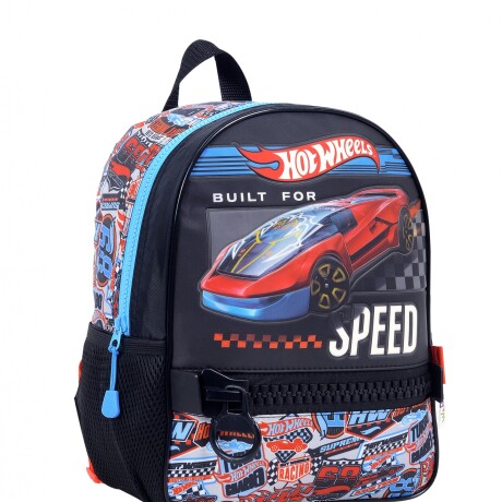 MOCHILA HOTWHEELS 12" CELESTE