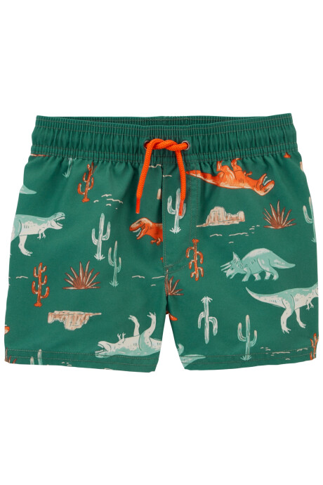 Traje de baño dos piezas con protección UPF 50+ diseño dinos Sin color