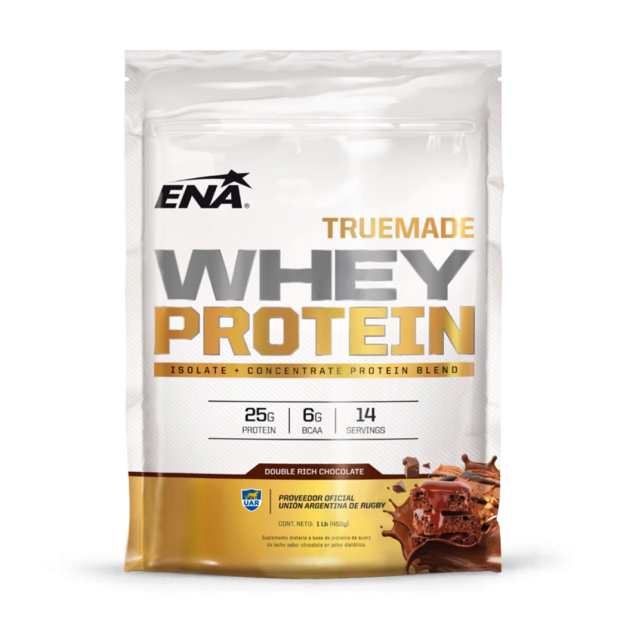 ENA TrueMade Whey Protein Isolate - Chocolate - 454 g (1 lb) 