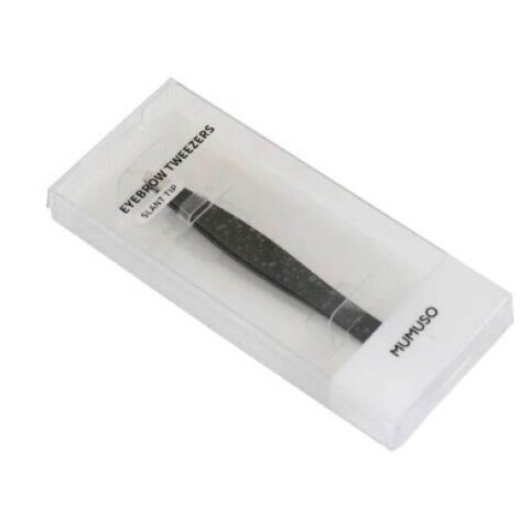 PINZAS DE CEJAS CON PUNTA INCLINADA-NEGRA PINZAS DE CEJAS CON PUNTA INCLINADA-NEGRA